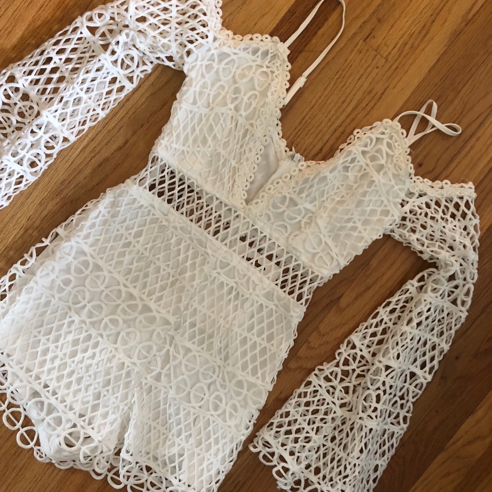 Super cute crochet jumpsuit/romper